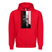 Red emine Zipper Hoodie - linhVisuals