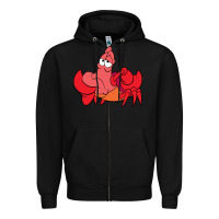 Black sebastian Zipper Hoodie - linhVisuals