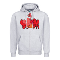 Heather Grey sebastian Zipper Hoodie - linhVisuals
