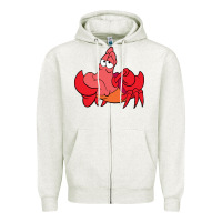 Oatmeal Heather sebastian Zipper Hoodie - linhVisuals