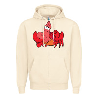 Sandshell sebastian Zipper Hoodie - linhVisuals