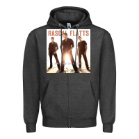 Charcoal Heather rascal flatts   oklahoma's official Zipper Hoodie - linhVisuals