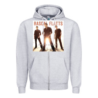Heather Grey rascal flatts   oklahoma's official Zipper Hoodie - linhVisuals