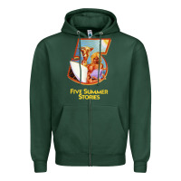 Sports Green five 5 summer stories t shirt Zipper Hoodie - linhVisuals