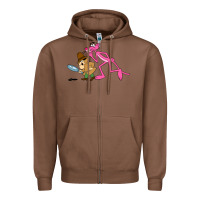 Chestnut the pink panther Zipper Hoodie - linhVisuals