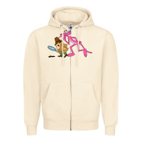 Sandshell the pink panther Zipper Hoodie - linhVisuals