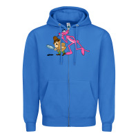 True Royal the pink panther Zipper Hoodie - linhVisuals