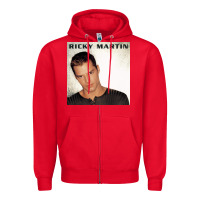 Red ricky martin   ricky martin Zipper Hoodie - linhVisuals