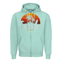Seafoam jekyll island beach georgia ga palms vacation surf sundown tank top Zipper Hoodie - linhVisuals