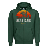 Jekyll Island Beach Georgia Ga Palms Vacation Surf Sundown Tank Top Zipper Hoodie | Teevron