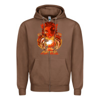 Chestnut set your heart ablaze Zipper Hoodie - linhVisuals