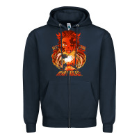 Set Your Heart Ablaze Zipper Hoodie | Teevron