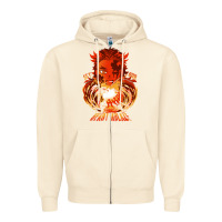 Sandshell set your heart ablaze Zipper Hoodie - linhVisuals