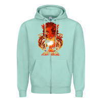 Seafoam set your heart ablaze Zipper Hoodie - linhVisuals