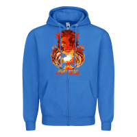 True Royal set your heart ablaze Zipper Hoodie - linhVisuals