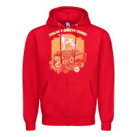 Red mom t  shirt italian greyhound best coffee   dog owner coffee lover gi Zipper Hoodie - linhVisuals