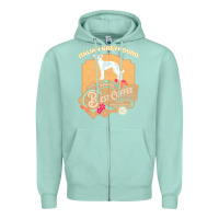 Seafoam mom t  shirt italian greyhound best coffee   dog owner coffee lover gi Zipper Hoodie - linhVisuals