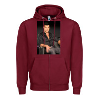 Burgundy who is ricky martin playing in ameri Zipper Hoodie - linhVisuals