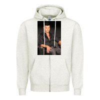 Oatmeal Heather who is ricky martin playing in ameri Zipper Hoodie - linhVisuals