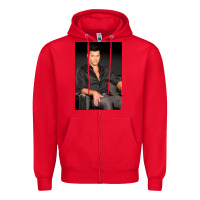 Red who is ricky martin playing in ameri Zipper Hoodie - linhVisuals