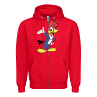 Red woody woodpecker Zipper Hoodie - linhVisuals