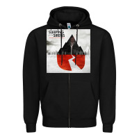 Black sleeping with sirens one Zipper Hoodie - linhVisuals