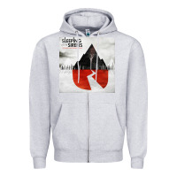 Heather Grey sleeping with sirens one Zipper Hoodie - linhVisuals