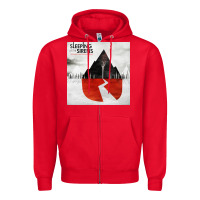 Red sleeping with sirens one Zipper Hoodie - linhVisuals