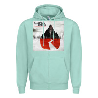 Seafoam sleeping with sirens one Zipper Hoodie - linhVisuals