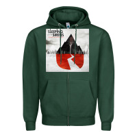 Sports Green sleeping with sirens one Zipper Hoodie - linhVisuals