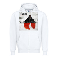 White sleeping with sirens one Zipper Hoodie - linhVisuals