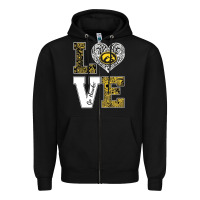 Black h4wk5 tshirt Zipper Hoodie - linhVisuals