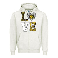 Oatmeal Heather h4wk5 tshirt Zipper Hoodie - linhVisuals