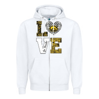 White h4wk5 tshirt Zipper Hoodie - linhVisuals