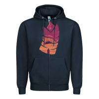 Navy Dune Sandworm Zipper Hoodie - linhVisuals