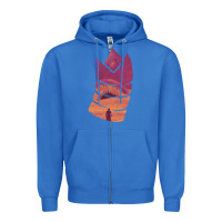 True Royal Dune Sandworm Zipper Hoodie - linhVisuals