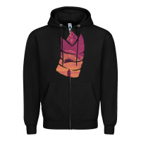 Black Dune Sandworm Zipper Hoodie - linhVisuals