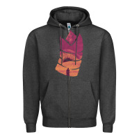 Charcoal Heather Dune Sandworm Zipper Hoodie - linhVisuals
