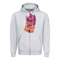 Heather Grey Dune Sandworm Zipper Hoodie - linhVisuals