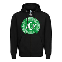 Black the-chapecoense-pen Zipper Hoodie - linhVisuals