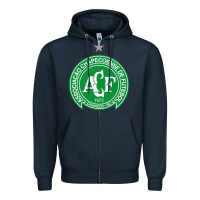 Navy the-chapecoense-pen Zipper Hoodie - linhVisuals