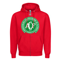 Red the-chapecoense-pen Zipper Hoodie - linhVisuals