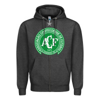 Charcoal Heather the-chapecoense-pen Zipper Hoodie - linhVisuals