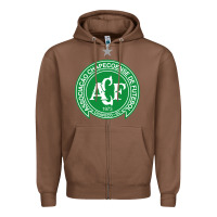 Chestnut the-chapecoense-pen Zipper Hoodie - linhVisuals