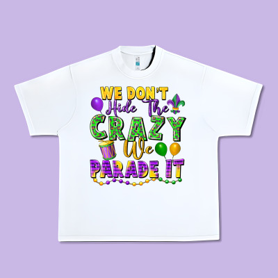 We Don't Hide The Crazy We Parade It Urban Heavy Tee Designed By Fadigitalartstudio
