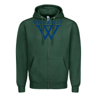 Sports Green Wellesley College Zipper Hoodie - linhVisuals