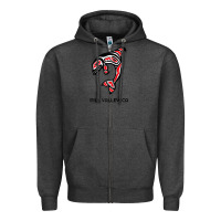 Charcoal Heather mill valley, california native american orca killer whale raglan baseb Zipper Hoodie - linhVisuals