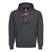 Smoke mill valley, california native american orca killer whale raglan baseb Zipper Hoodie - linhVisuals