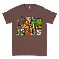 Chestnut Love like Jesus Classic Tee - CowGirlArtShop