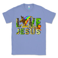Colony Blue Love like Jesus Classic Tee - CowGirlArtShop